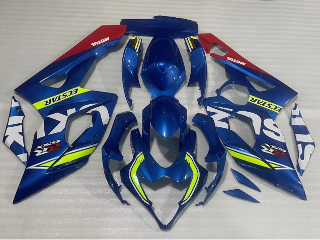 Carénages Moto Suzuki GSXR 1000 2005-2006 - Bleu Jaune Rouge Motul Ecstar