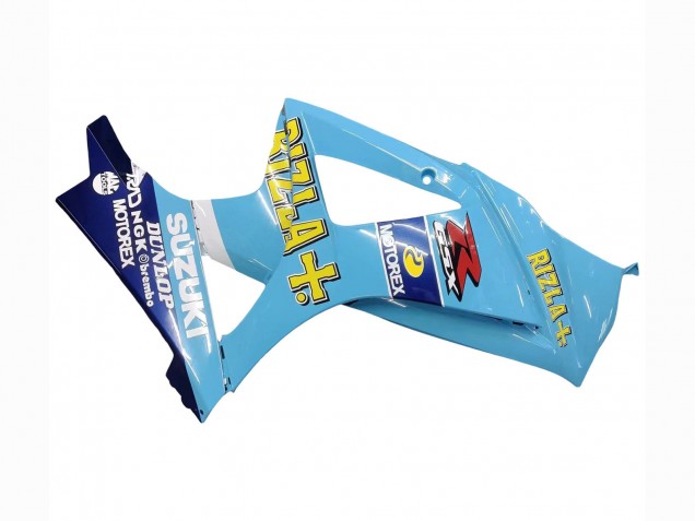 Carénages Moto Suzuki GSXR 1000 2007-2008 - Bleu Clair Jaune Noir Motul Rizla