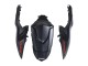 Carénages Moto Suzuki GSXR 1000 2007-2008 - Noir Mat Rouge Décalque