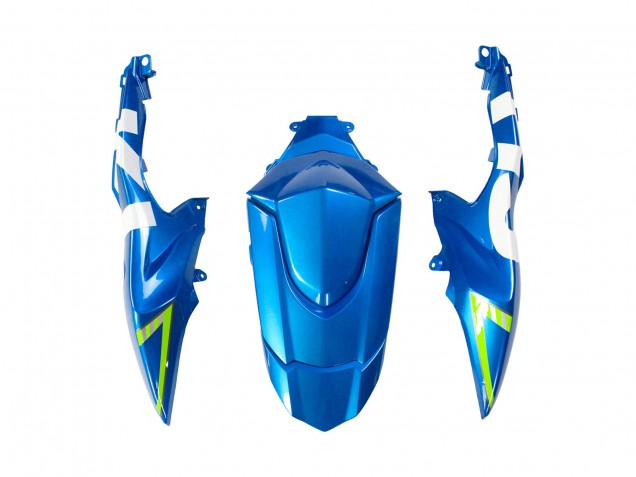 Carénages Moto Suzuki GSXR 1000 2009-2016 - Bleu Clair Vert Motul 29 Ecstar
