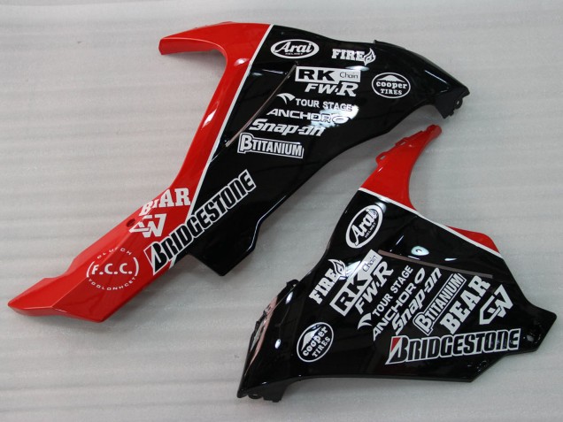 Carénages Moto Suzuki GSXR 1000 2009-2016 - Rouge Noir Blanc 13