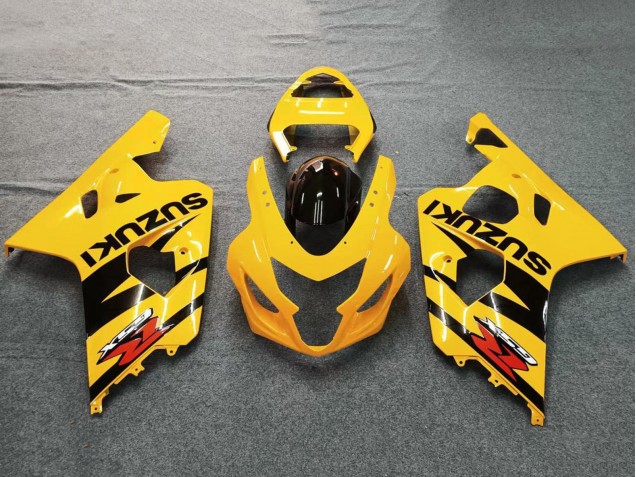 Carénages Moto Suzuki GSXR 600 / GSXR 750 2004-2005 - Jaune Noir