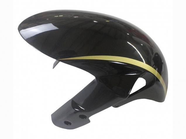 Carénages Moto Suzuki GSXR 600 / GSXR 750 2006-2007 - Noir Brillant Or Bande