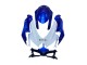 Kits Carénage Moto Suzuki GSXR 600 / GSXR 750 2008-2010 - Bleu Blanc Rouge