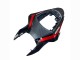Carénages Moto Suzuki GSXR 600 / GSXR 750 2011-2024 - Noir Brillant Fibre de Carbone Forgée Argent Rouge