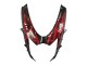 Carénages Moto Suzuki GSXR 600 / GSXR 750 2011-2024 - Noir Brillant Rouge Flamme