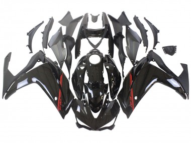 Carénages Moto Yamaha YZF R3/R25 2015-2018 - Noir Brillant Rouge Blanc