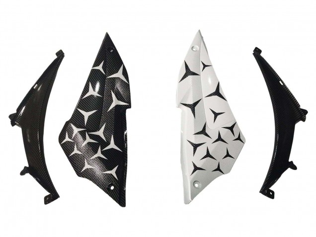 Carénages Moto Yamaha YZF R3/R25 2015-2018 - Blanc Vert Noir Brillant