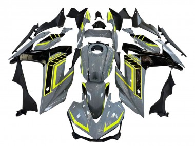 Carénages Moto Yamaha YZF R3/R25 2015-2018 - Nardo Gris Jaune Néon Noir