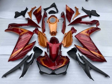 Carénages Moto Yamaha YZF R3/R25 2015-2018 - Rouge Orange