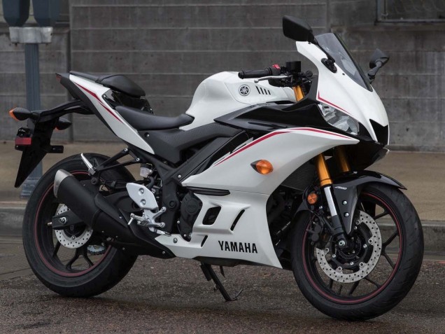 Carénages Moto Yamaha YZF R3/R25 2015-2018 - Blanc Rouge
