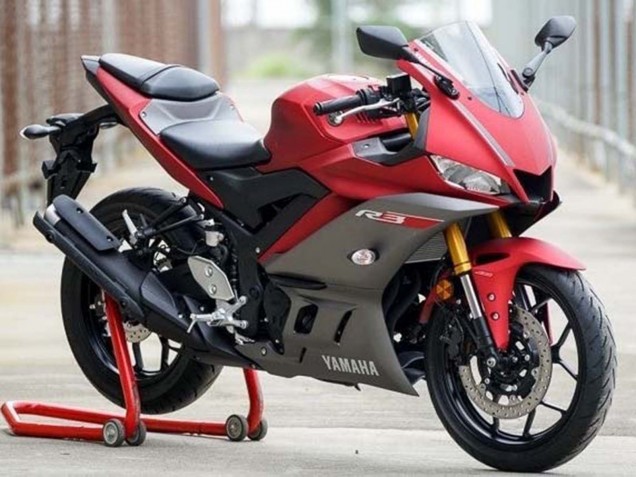 Carénages Moto Yamaha YZF R3/R25 2019-2021 - Rouge Gris