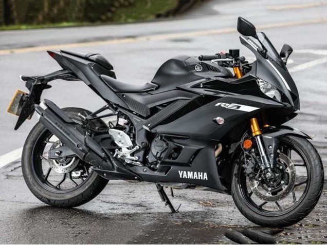 Carénages Moto Yamaha YZF R3/R25 2019-2021 - Noir Mat Argent