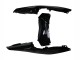 Carénages Moto Yamaha YZF R3/R25 2019-2021 - Noir Brillant Blanc