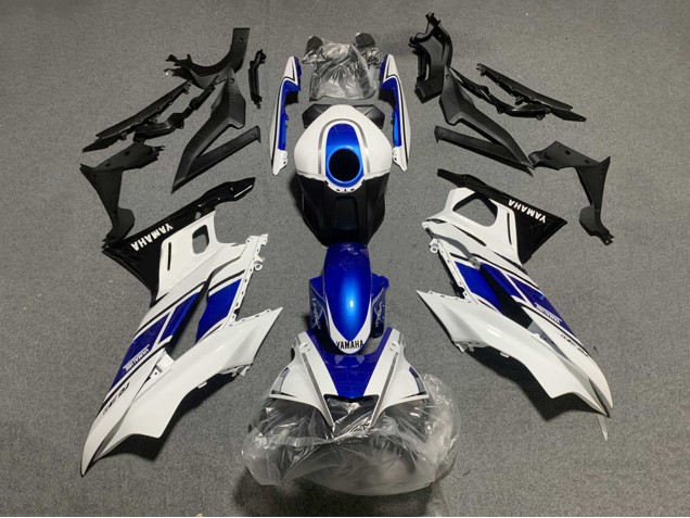 Carénages Moto Yamaha YZF R3/R25 2019-2021 - Blanc Bleu Noir Yamalube