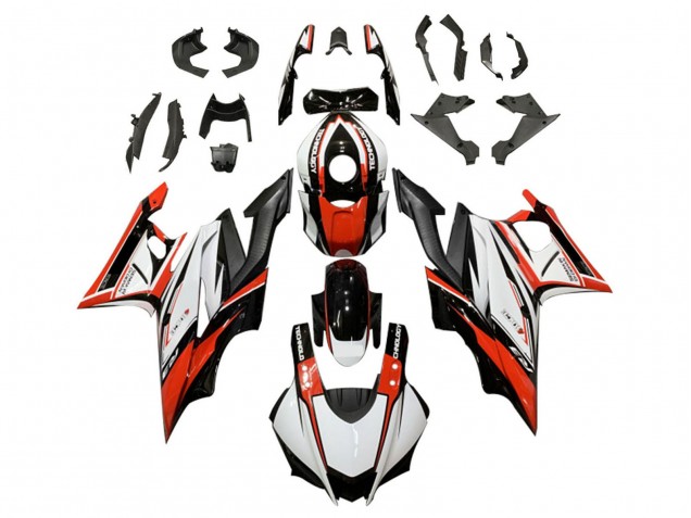 Carénage Moto Yamaha YZF R3/R25 2019-2021 - Blanc Rouge Noir