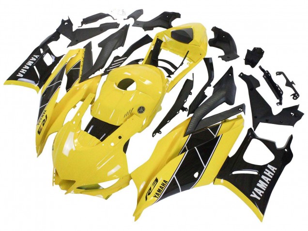Carénages Moto Yamaha YZF R3/R25 2019-2021 - Jaune Noir