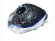 Carénages Moto Yamaha YZF R3/R25 2022-2024 - Marbre Noir Argent Bleu Fibre de Carbone Forgée Style