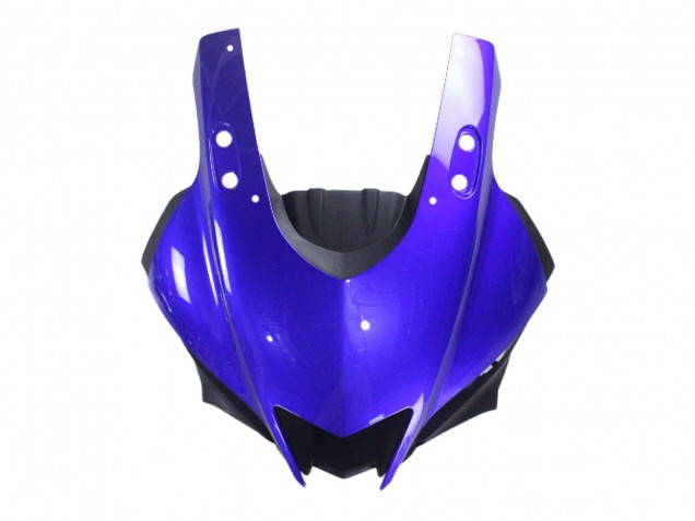 Carénage Moto Yamaha YZF R3/R25 2022-2024 - Bleu Noir Mat