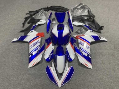 Carénages Moto Yamaha YZF R3/R25 2022-2024 - Bleu Blanc Rouge Semakin Didepan