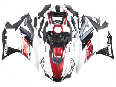 Carénages Moto Yamaha YZF R3/R25 2022-2024 - Blanc Rouge Noir Yamalube