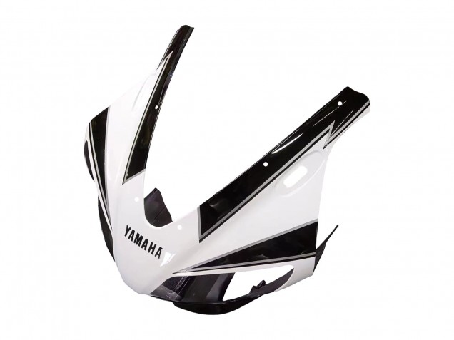 Carénages Moto Yamaha YZF 1000 R1 1998-1999 - Blanc Noir Brillant