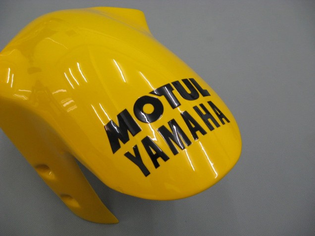 Carénages Moto Yamaha YZF 1000 R1 2000-2001 - Blanc Jaune Bleu Motul Chameau
