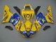 Carénages Moto Yamaha YZF 1000 R1 2000-2001 - Blanc Jaune Bleu Motul Chameau