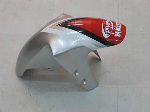 Carénages Moto Yamaha YZF 1000 R1 2000-2001 - Argent Rouge Fortuna Motul