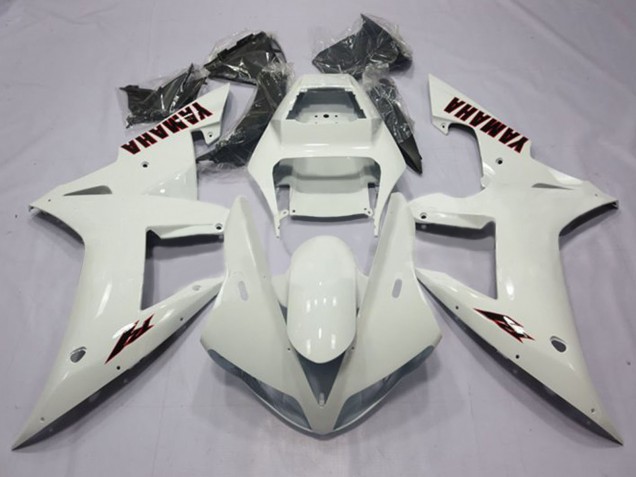 Carénages Moto Yamaha YZF 1000 R1 2002-2003 - Blanc Perle Noir