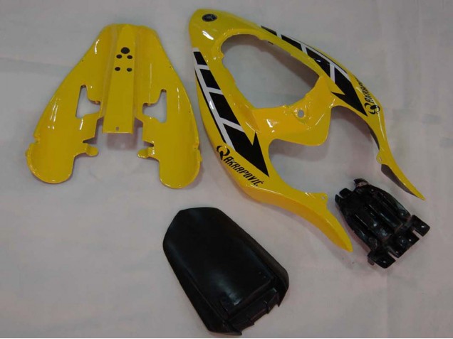 Carénages Moto Yamaha YZF 1000 R1 2004-2006 - Jaune Blanc Noir Brillant