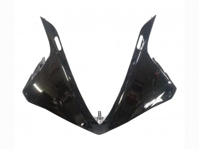 Carénages Moto Yamaha YZF 1000 R1 2009-2011 - Noir Brillant Blanc Décalque