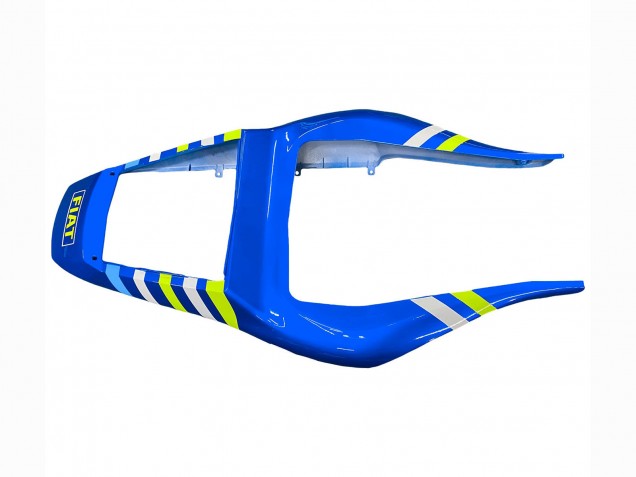 Carénages Moto Yamaha YZF 600 R6 1998-2002 - Blanc Bleu Jaune Néon Fiat Motul Michelin