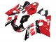 Carénage Moto Yamaha YZF 600 R6 1998-2002 - Rouge Blanc Noir Brillant
