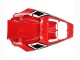 Carénage Moto Yamaha YZF R6S 2006-2009 - Blanc Rouge Noir Brillant