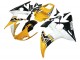 Carénages Moto Yamaha YZF R6S 2006-2009 - Jaune Blanc Noir Brillant