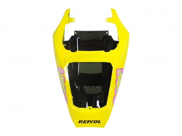 Carénages Moto Yamaha YZF R6 2003-2004 - Jaune Rose Noir Brillant Rossi Repsol 46