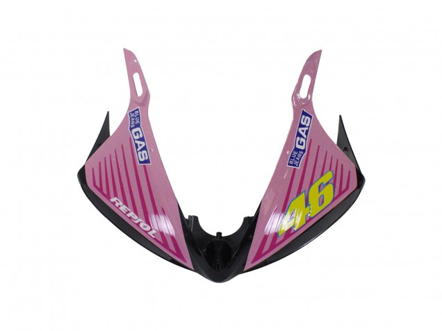 Carénages Moto Yamaha YZF R6 2003-2004 - Jaune Rose Noir Brillant Rossi Repsol 46
