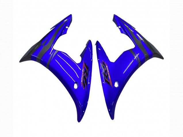 Carénages Moto Yamaha YZF 600 R6 2005 - Bleu Brillant Noir