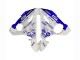 Carénages Moto Yamaha YZF 600 R6 2005 - Blanc Bleu Yamalube