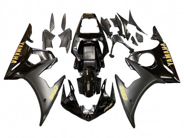 Carénage Moto Yamaha YZF 600 R6 2005 - Noir Or