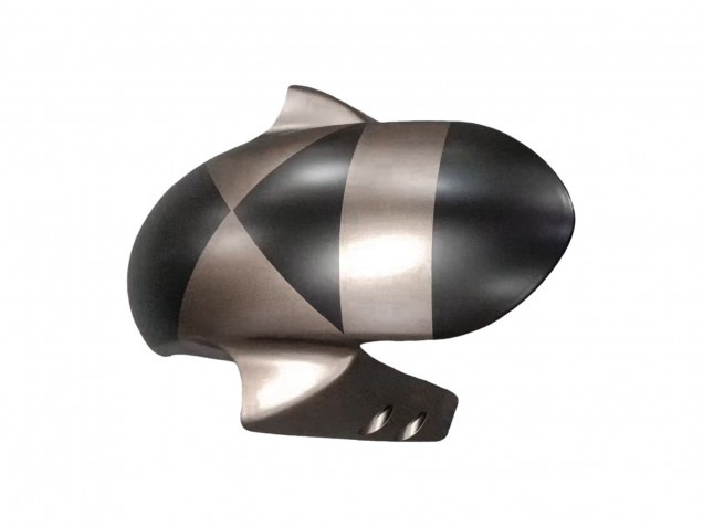 Carénages Moto Yamaha YZF 600 R6 2005 - Noir Mat Gris Geometric