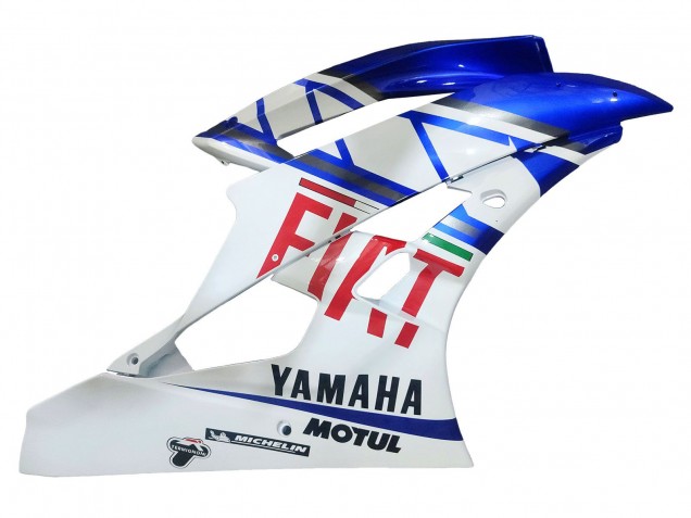 Carénages Moto Yamaha YZF 600 R6 2006-2007 - Blanc Bleu Rouge Fiat Motul Michelin