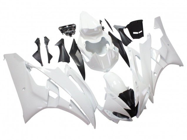 Carénages Moto Yamaha YZF 600 R6 2006-2007 - Blanc