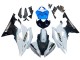Carénage Moto Yamaha YZF 600 R6 2008-2016 - Blanc Bleu Noir Brillant