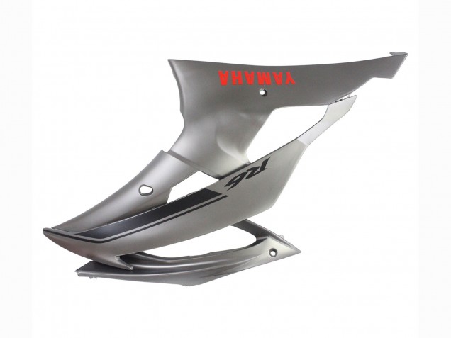 Carénages Moto Yamaha YZF 600 R6 2008-2016 - Gris Mat Rouge Décalque