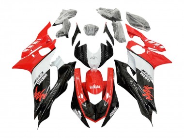 Carénages Moto Yamaha YZF 600 R6 2017-2023 - Blanc Rouge Noir GYTR Yamalube