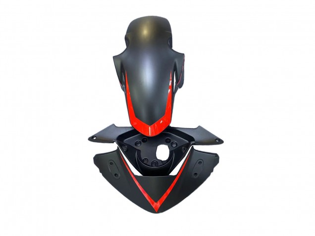 Carénages Moto Honda CBR250RR 2011-2015 - Noir Mat Rouge Bande
