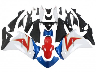Carénages Moto Honda CBR250RR 2011-2015 - Blanc Rouge Bleu Clair