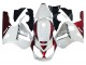 Carénages Moto Kawasaki ZX12R 2002-2006 - Blanc Rouge Noir